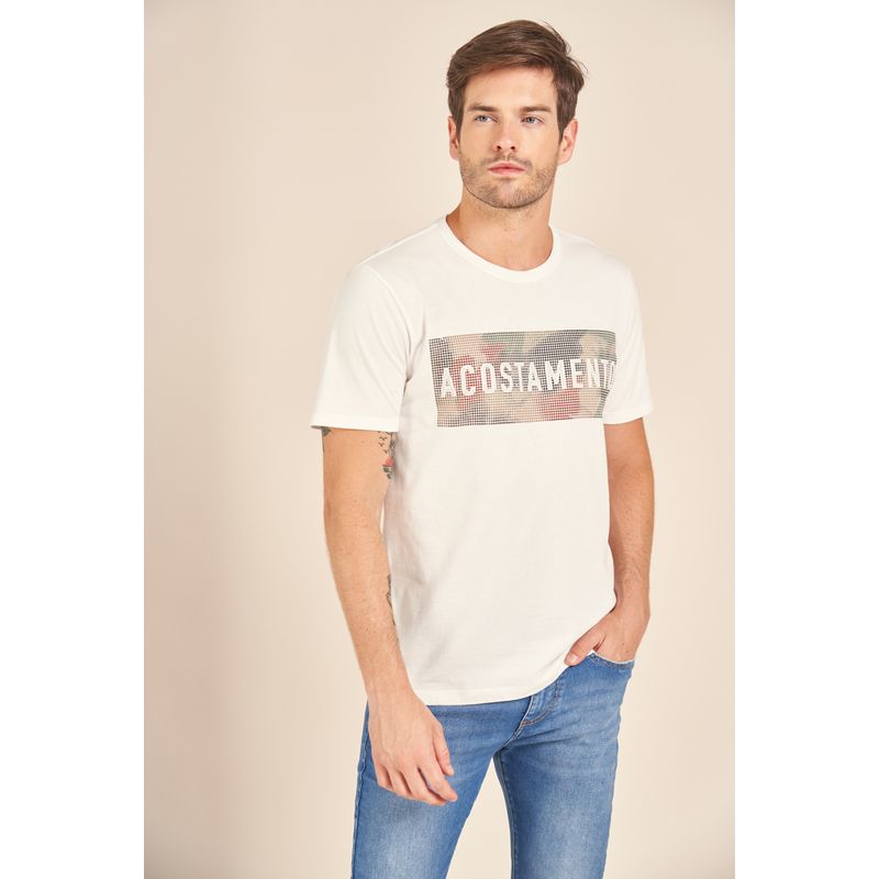 Camiseta-Acostamento-Casual-Off-White-Estampa-Alto-Relevo
