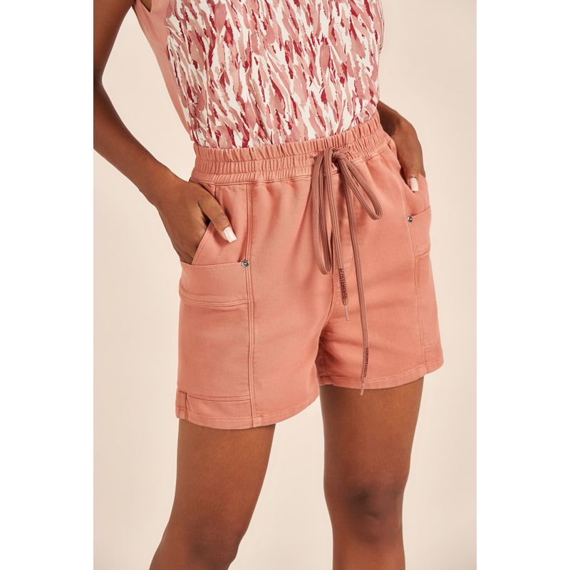 Short Feminino Sarja Mira Rosa Acostamento 90224020-4