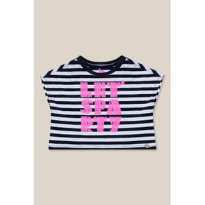 T-shirt-Listrada-Young-Menina-Acostamento