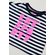 T-shirt-Listrada-Young-Menina-Acostamento