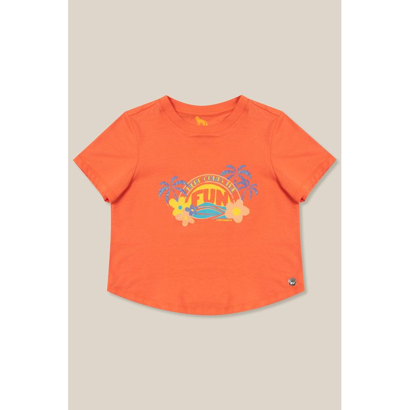 T-Shirt-Fun-Young-Menina-Acostamento-