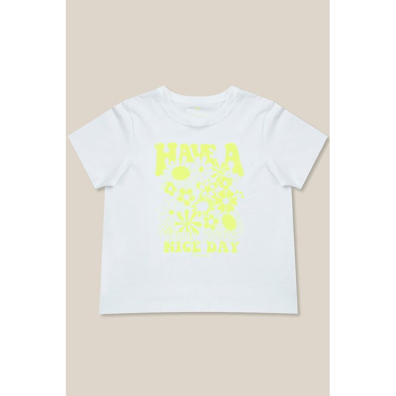 T-Shirt-Nice-Day-Young-Menina-Acostamento
