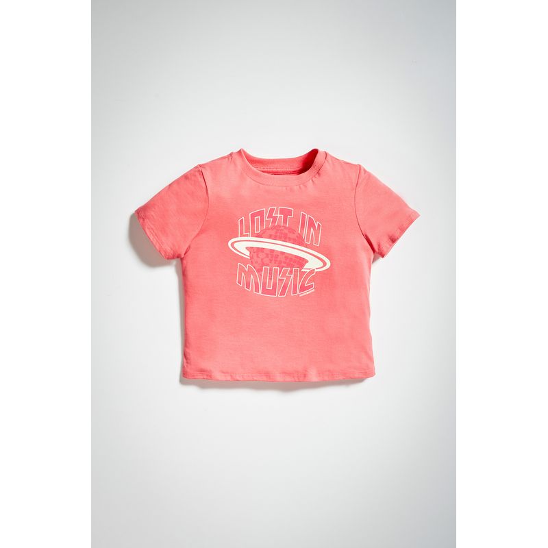T-Shirt-Lost-In-Music-Young-Menina-Acostamento