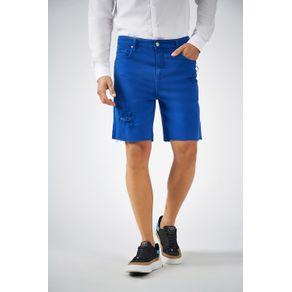 Bermuda-Jeans-Destroyed-Masculina-Acostamento Bermuda-Jeans-Destroyed-Masculina-Acostamento