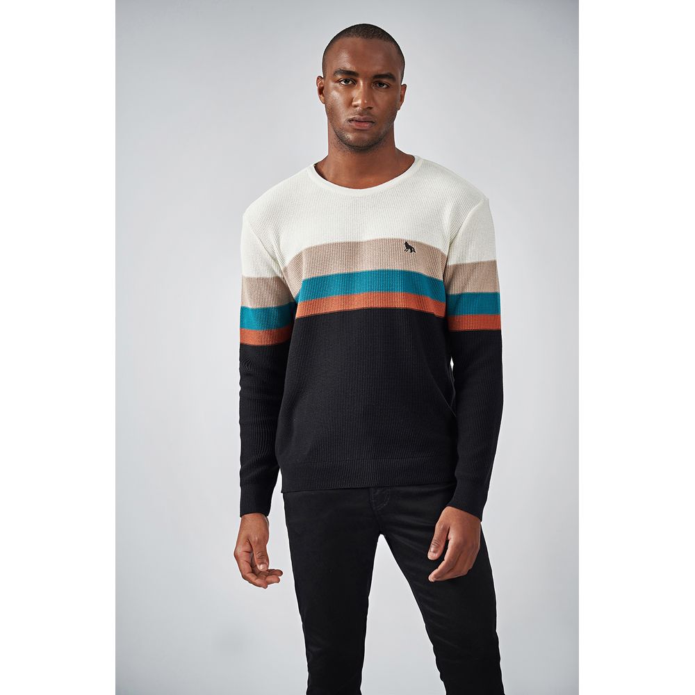 Sweater camisola Homem, poliéster, cor caqui, tricotado relevos