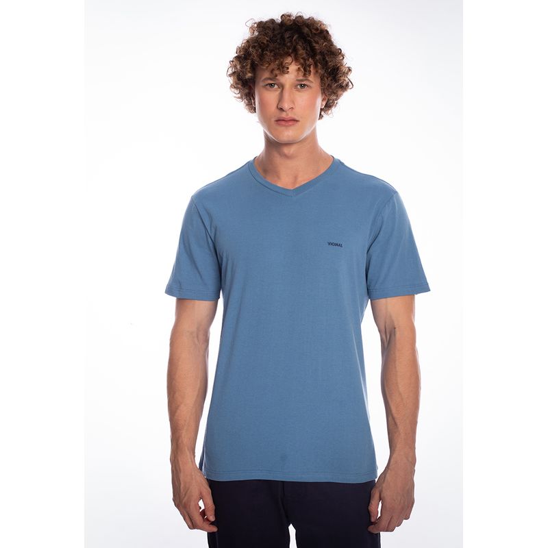 Camiseta-Masculina-Basica-Gola-V-Lettering-Vicinal