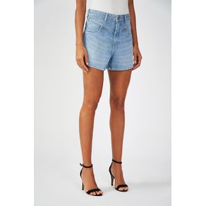 Short-Jeans-Mom-Com-Strass-Feminino-Acostamento Short-Jeans-Mom-Com-Strass-Feminino-Acostamento