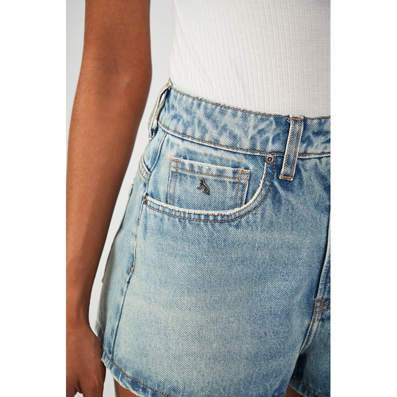 Short feminina jeans curto preto barra desfiada pop moda jeans - Pop Modas  Jeans