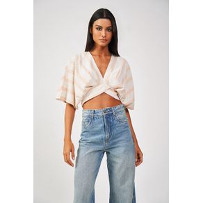 Blusa-Ampla-Listrada-Feminina-Acostamento Blusa-Ampla-Listrada-Feminina-Acostamento