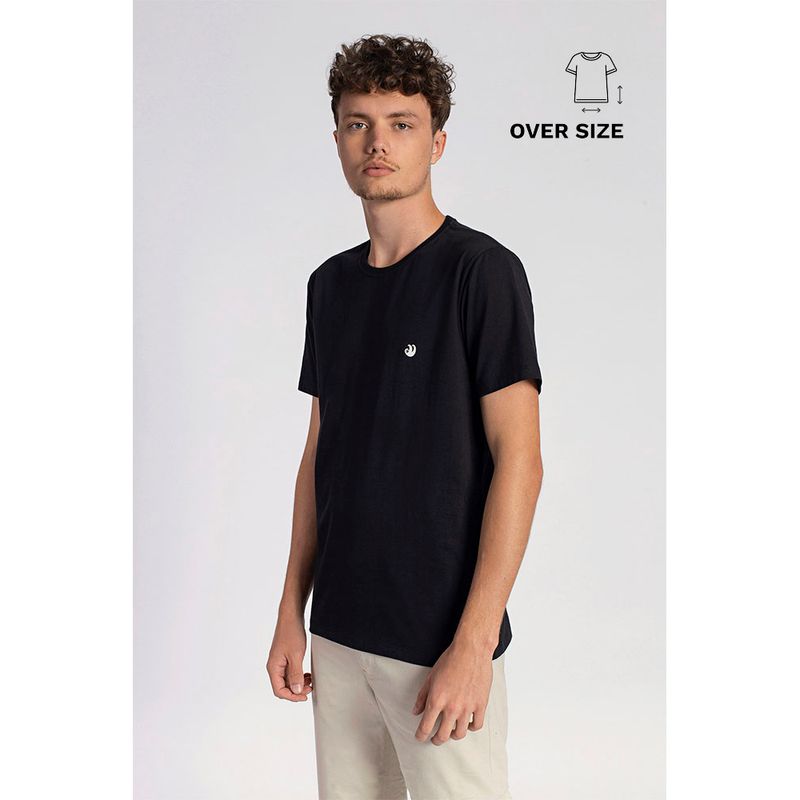 Camiseta-Masculina-Oversize-Logo-Print-Vicinal