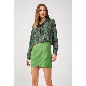 Camisa-Feminina-Estampada-Com-Bolsos-Acostamento Camisa-Feminina-Estampada-Com-Bolsos-Acostamento