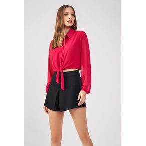 Camisa-Feminina-Com-Amarracao-Acostamento Camisa-Feminina-Com-Amarracao-Acostamento