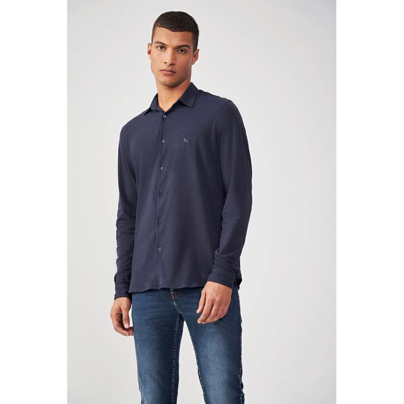 Camisa-Elastano-Masculina-Lisa-Acostamento
