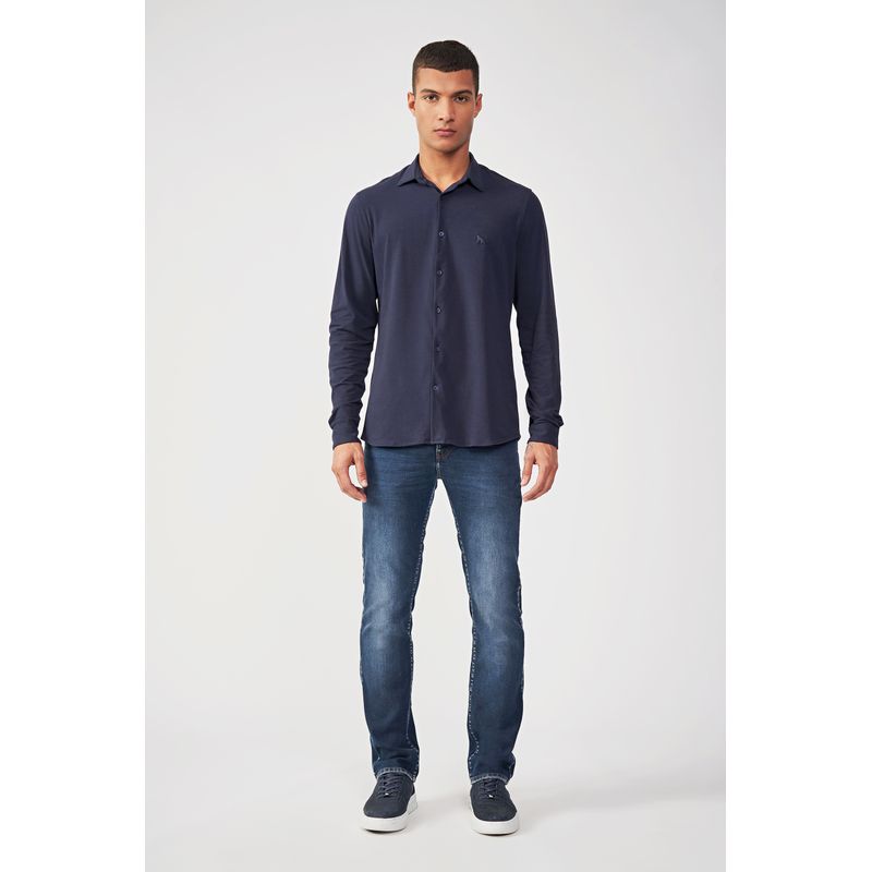 Camisa-Elastano-Masculina-Lisa-Acostamento