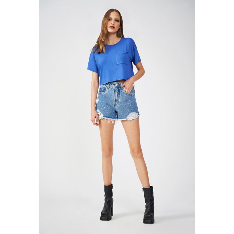 T-shirt-Feminina-Cropped-Com-Bolso-Acostamento