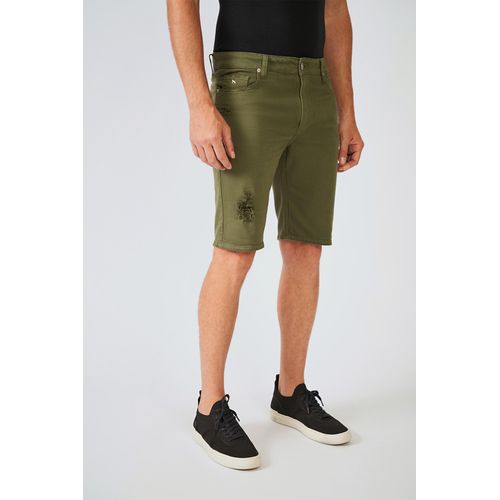 Bermudas jeans best sale masculina rasgada