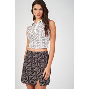 Polo-Estampada-Feminina-Acostamento Polo-Estampada-Feminina-Acostamento