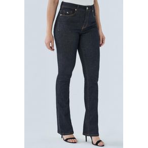 Calca-Jeans-Escura-Boot-Cut-Feminina-Acostamento Calca-Jeans-Escura-Boot-Cut-Feminina-Acostamento
