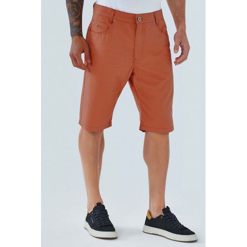 Bermuda Sarja Regular Masculina Acostamento Acostamento