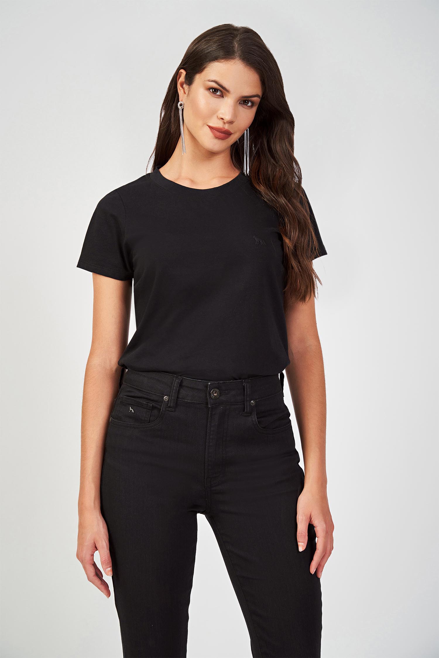 T-Shirt Wolf Fashion Feminina Acostamento