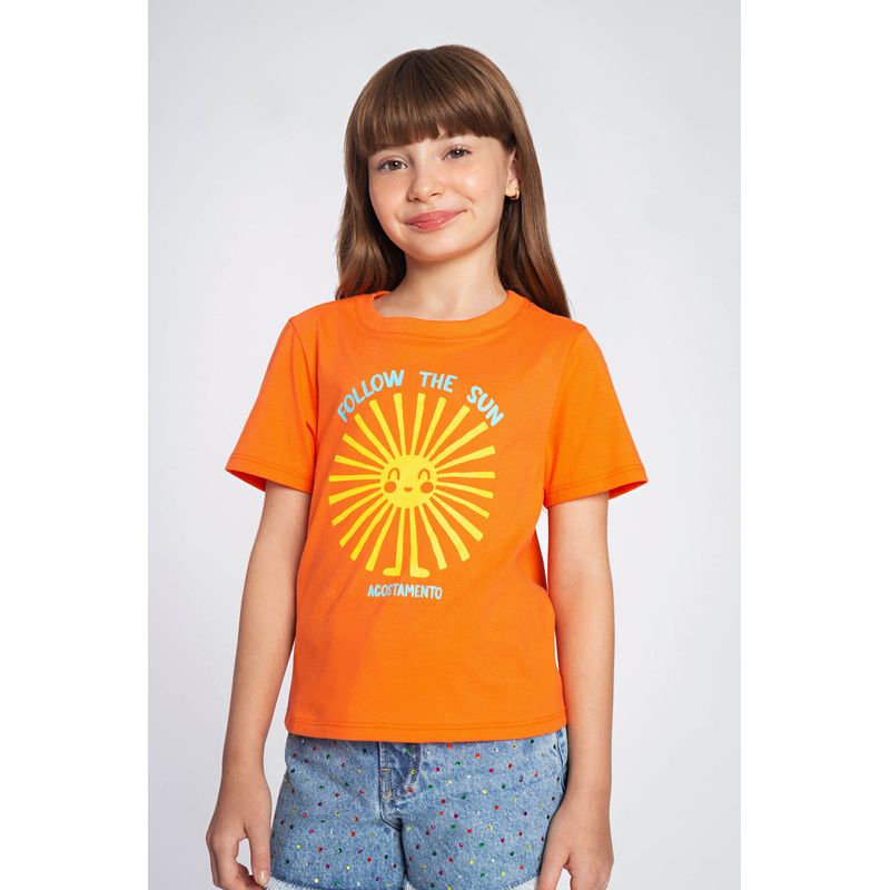 T-Shirt-Sun-Menina-Acostamento-Kids-