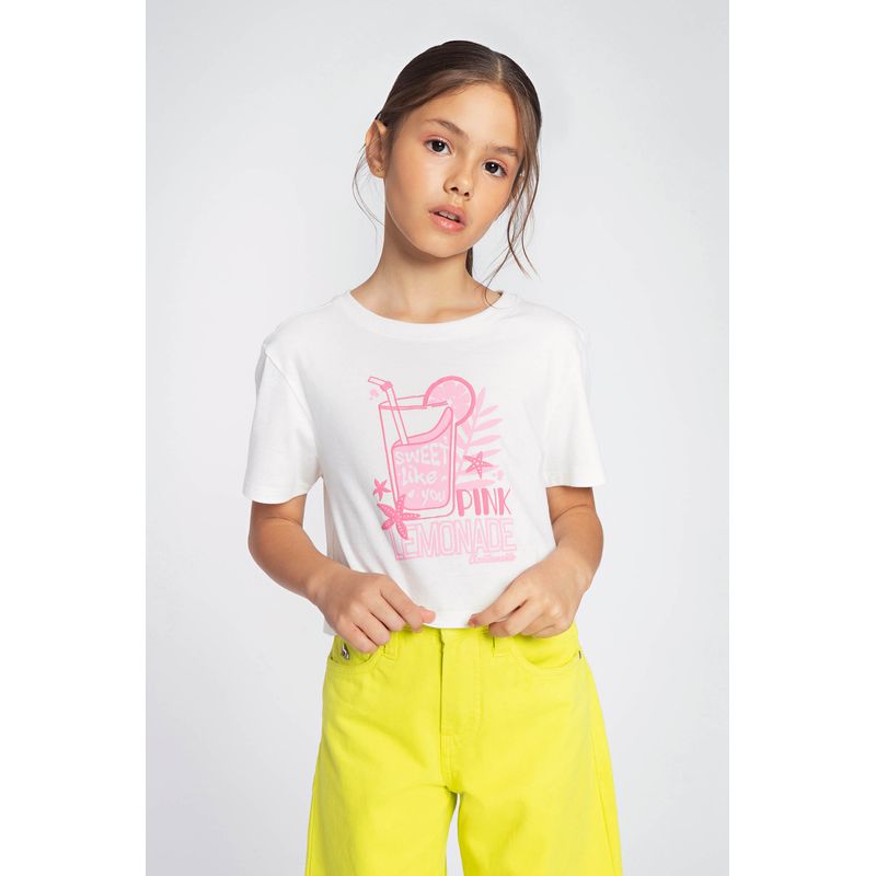 T-Shirt-Lemonade-Menina-Acostamento-Kids-
