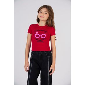 T-Shirt-Wild-Menina-Acostamento-Kids