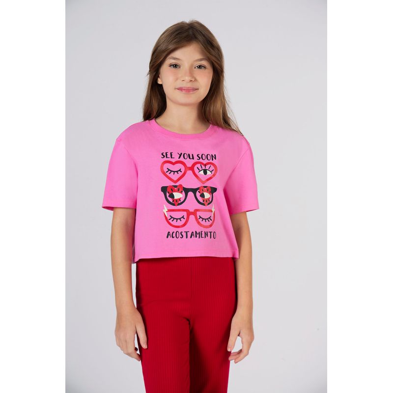 T-Shirt-Glasses-Menina-Acostamento-Kids-