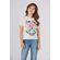 T-Shirt-Smiling-Menina-Acostamento-Kids-