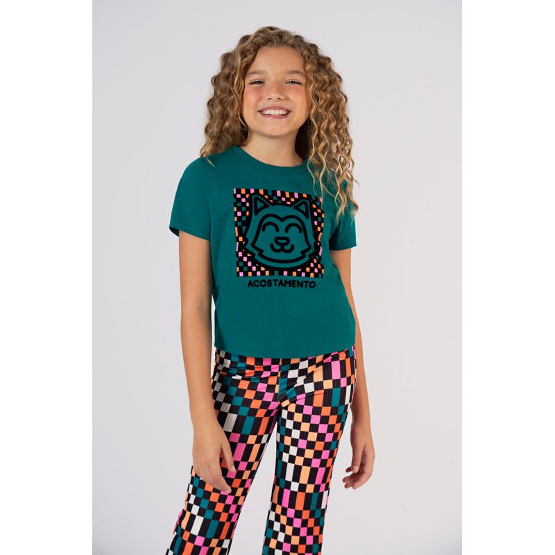T-Shirt-Cutie-Menina-Acostamento-Kids-
