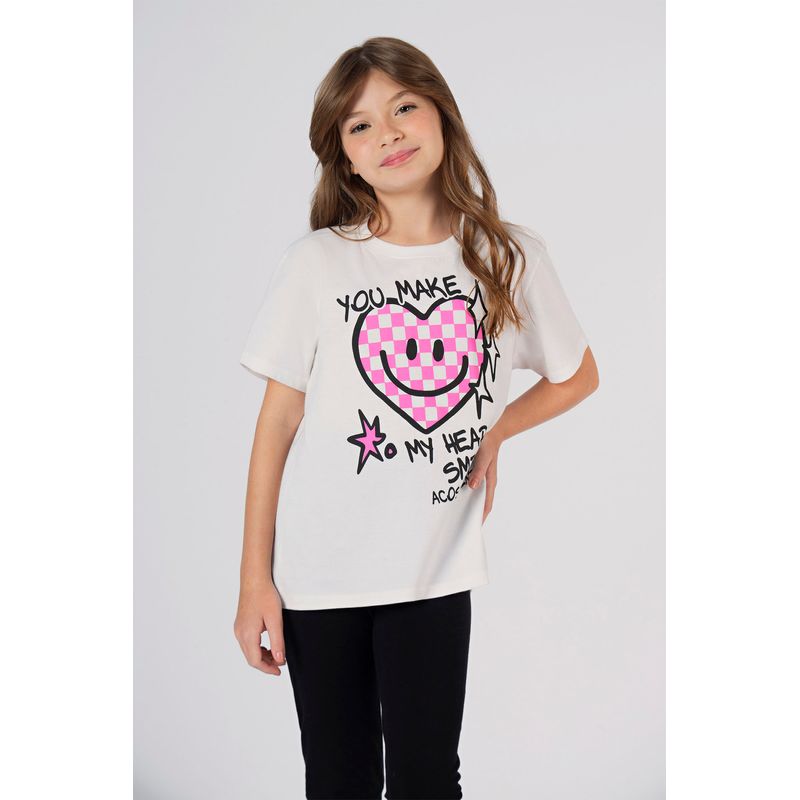 T-Shirt-Smile-Menina-Acostamento-Kids