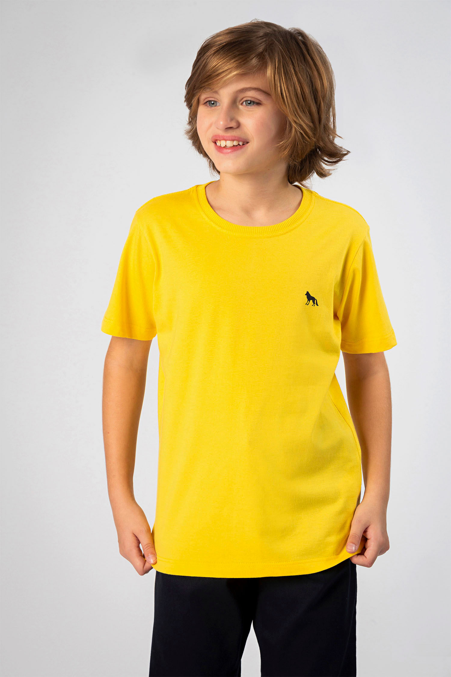 Camiseta Casual Menino Acostamento Kids