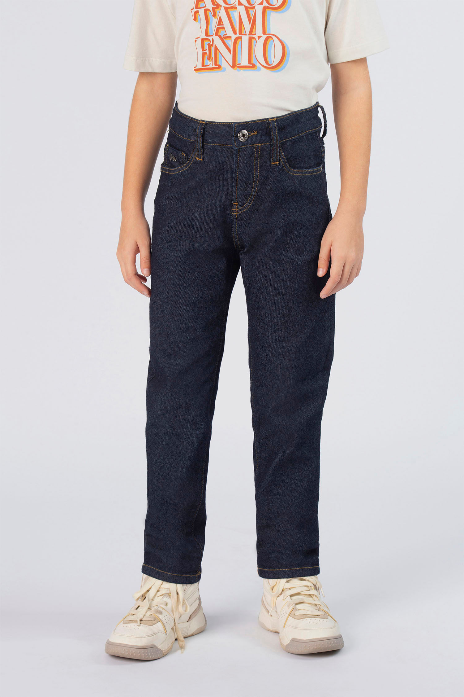 Calça Jeans Rock Menino Acostamento Kids