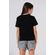 T-Shirt-Heart-Lettering-Young-Menina-Acostamento