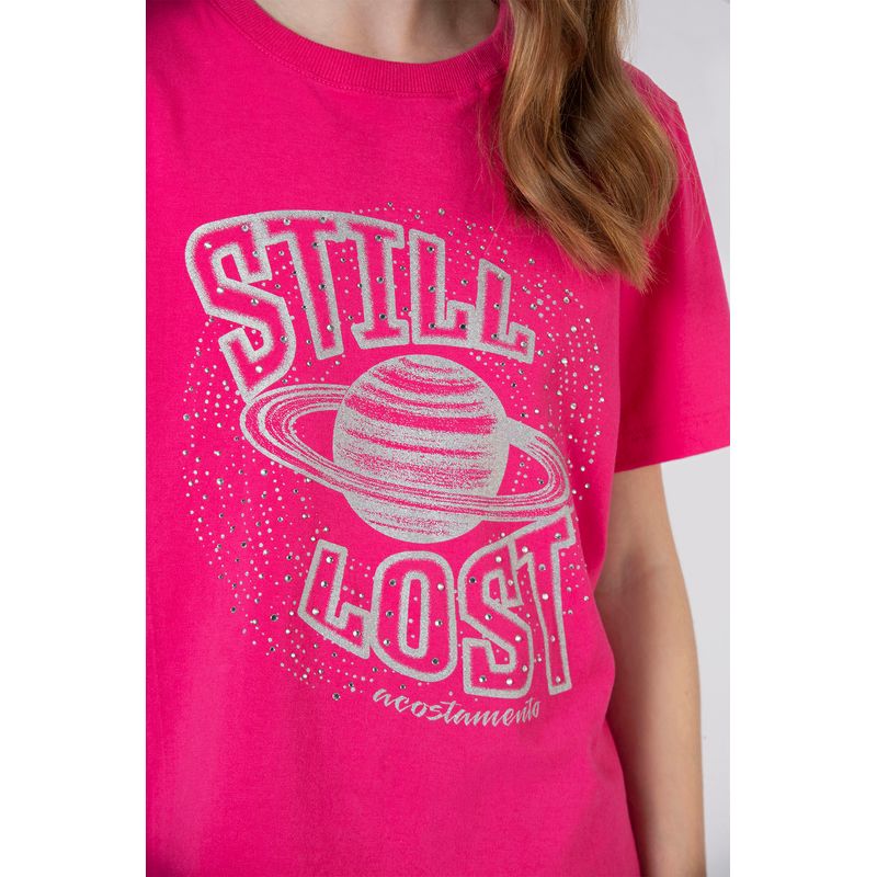 T-Shirt-Still-Lost-Young-Menina-Acostamento