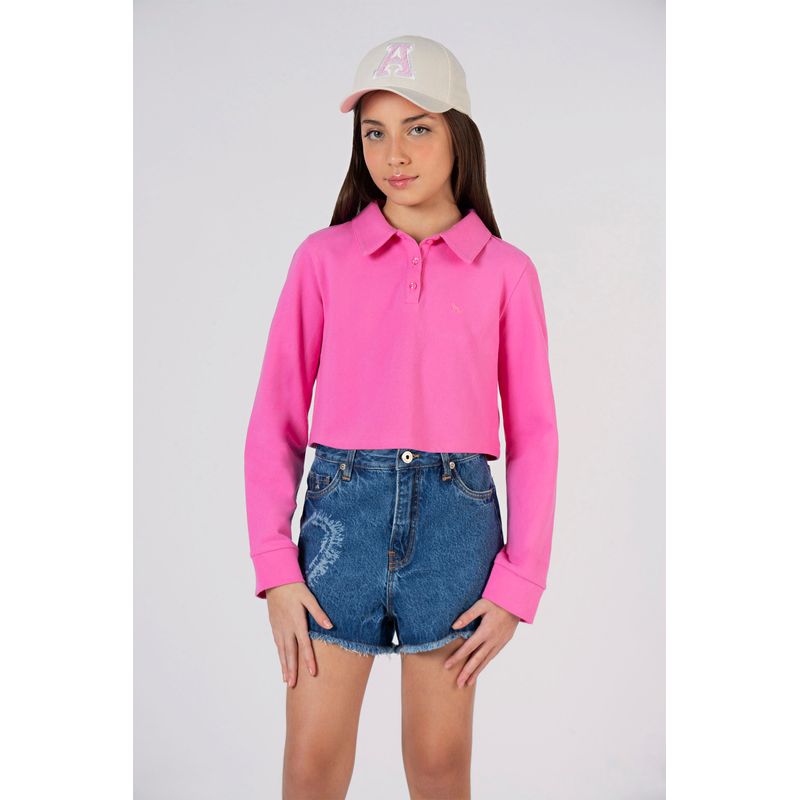 Polo-Manga-Longa-Young-Menina-Acostamento