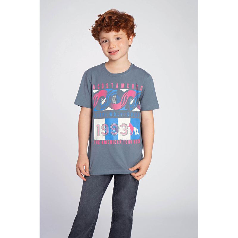 Camiseta-The-American-Menino-Acostamento-Kids-