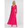 Vestido-Longo-Drapeado-Feminino-Acostamento