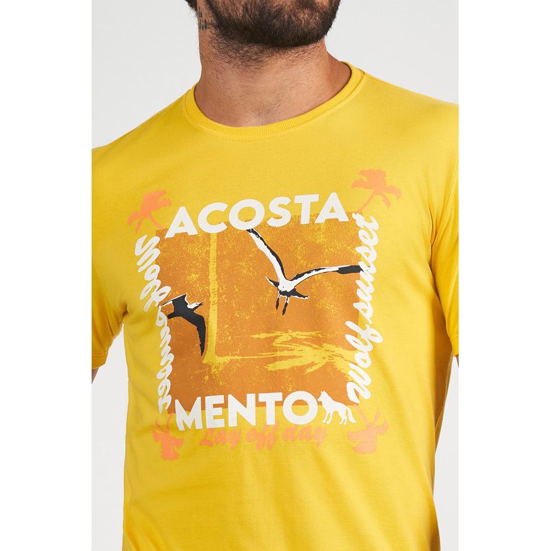 Camiseta-Casual-Voo-Masculina-Acostamento