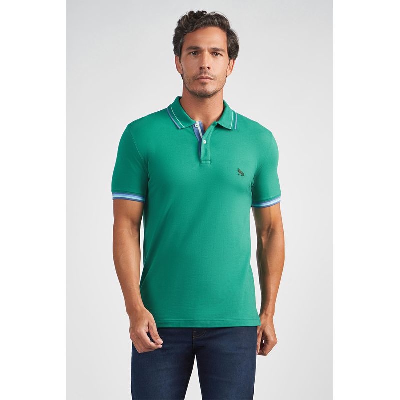 Polo-Detalhes-Listras-Masculina-Acostamento