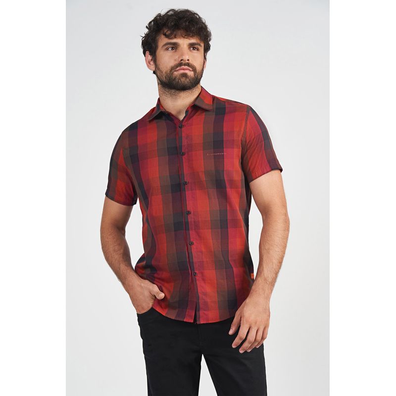 Camisa-Xadrez-Manga-Curta-Masculina-Acostamento