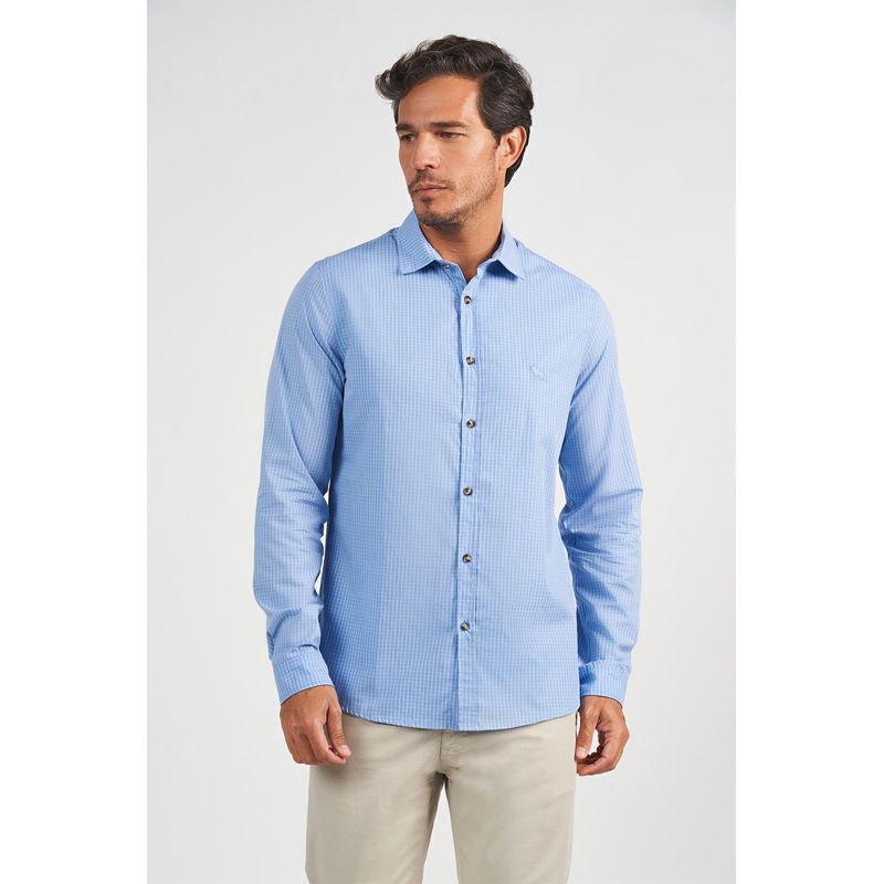 Camisa-Quadriculada-Masculina-Acostamento-