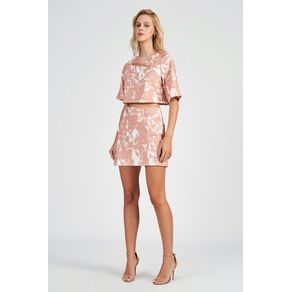 Conjunto-Blusa-e-Saia-Mescled-Feminina-Acostamento Conjunto-Blusa-e-Saia-Mescled-Feminina-Acostamento