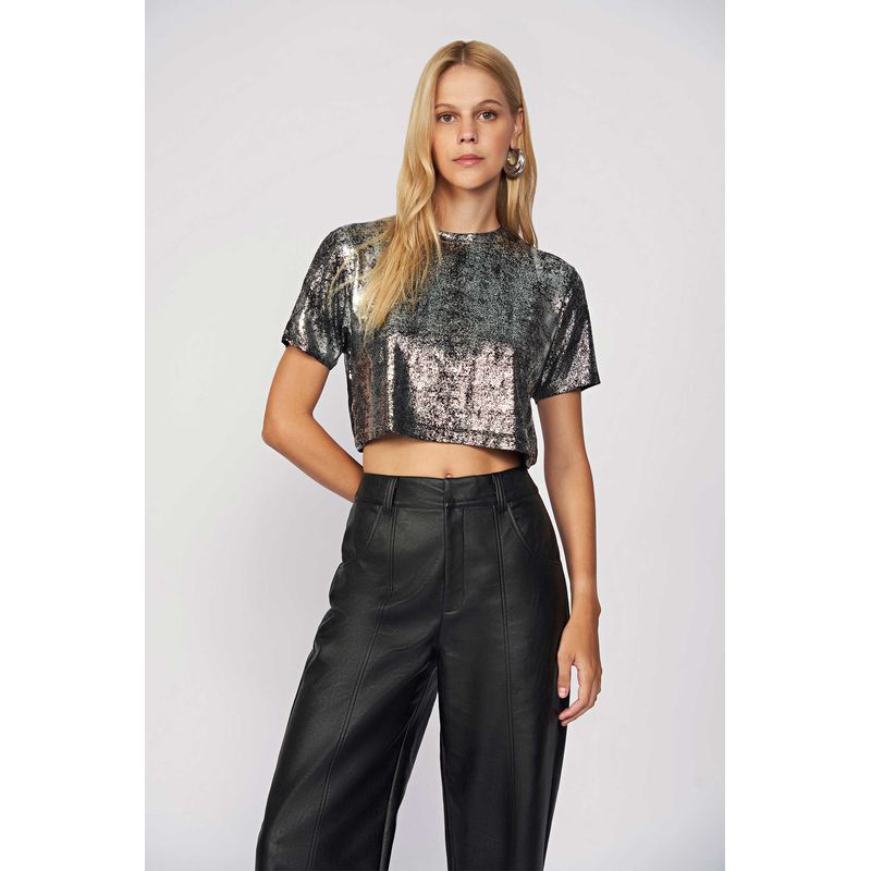 T-Shirt-Black-Metallic-Feminina-Acostamento