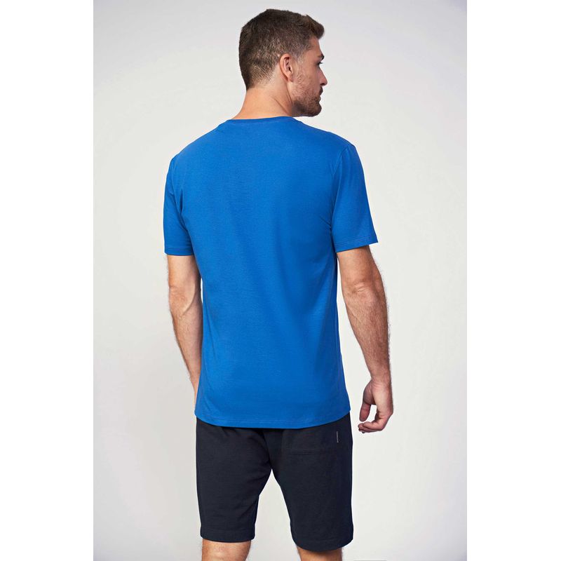 Camiseta-Casual-Gola-V-Masculina-Acostamento