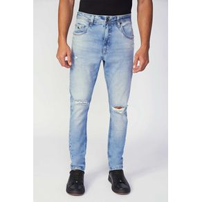 Calca-Jeans-Super-Skinny-Destroyed-Masculina-Acostamento Calca-Jeans-Super-Skinny-Destroyed-Masculina-Acostamento