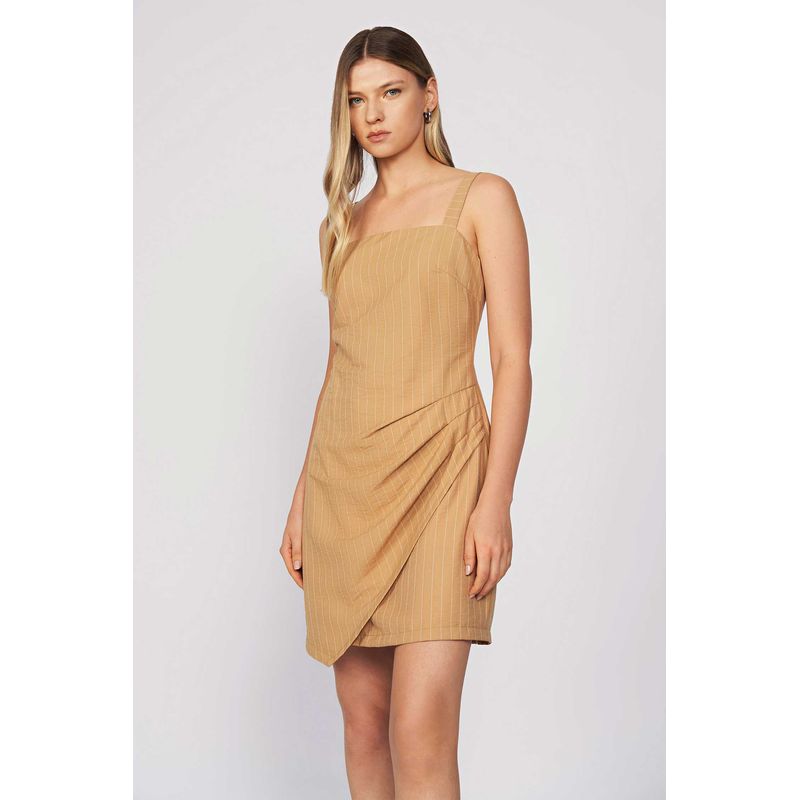Vestido-Curto-Transpassado-Feminino-Acostamento