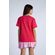 T-Shirt-Heart-Young-Menina-Acostamento-