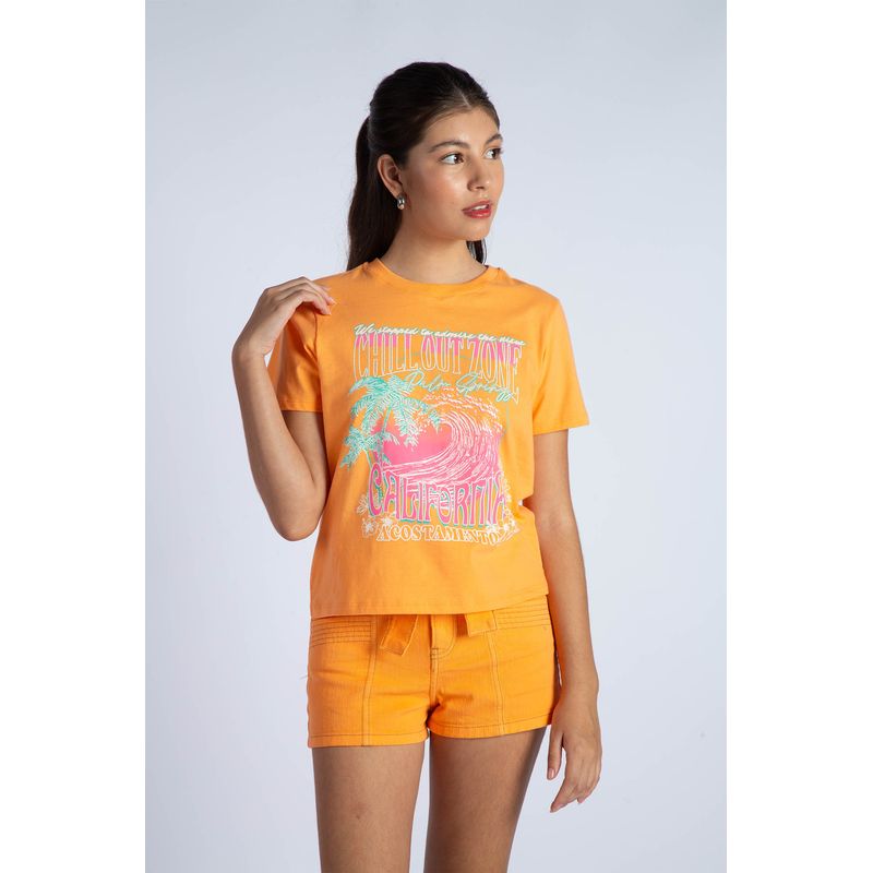 T-Shirt-Chill-Zone-Young-Menina-Acostamento
