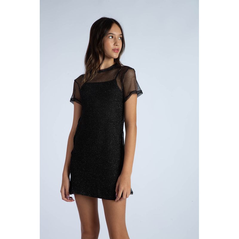 Vestido-Glitter-Young-Menina-Acostamento